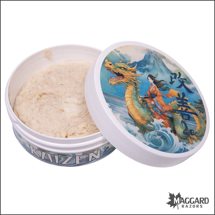 Ariana and Evans Kaizen Artisan Shaving Soap, 4oz - Kaizen 2e Base