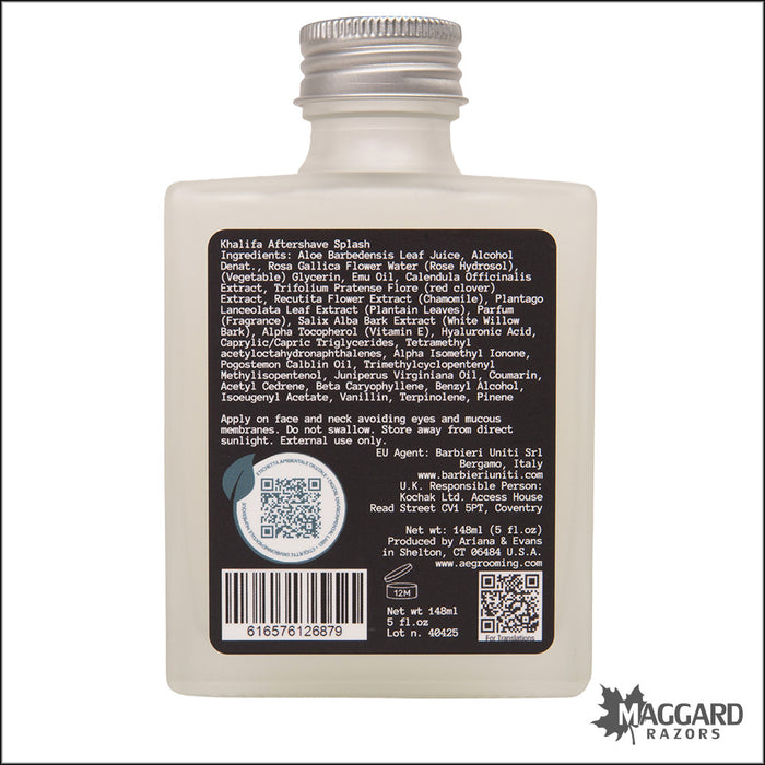 Ariana and Evans Khalifa Aftershave Splash, 5oz