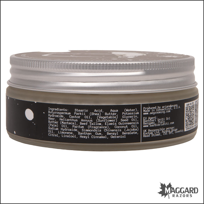 Ariana and Evans Limoncello Artisan Shaving Cream, 6oz