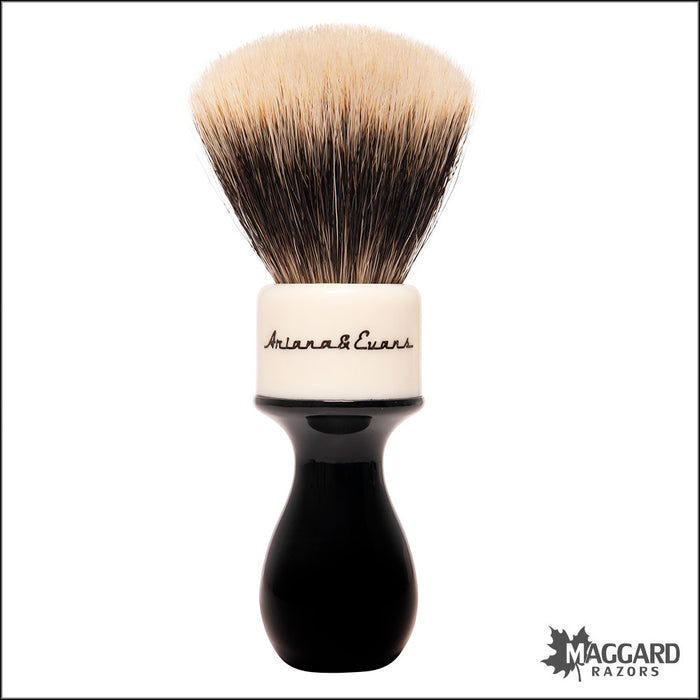 Ariana and Evans Two Tone Resin Handle 2-Band Badger Shaving Brush, 24mm