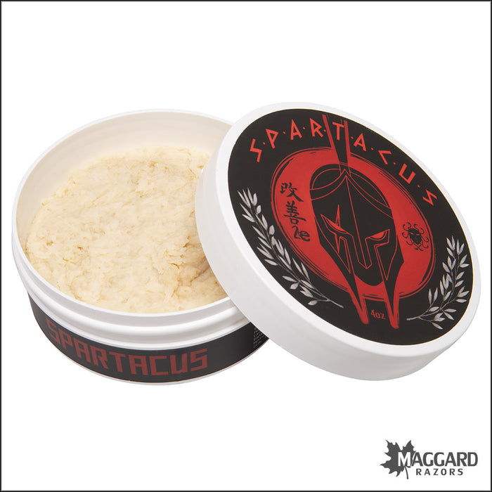 Ariana and Evans Spartacus Artisan Shaving Soap, 4oz - Kaizen 2e Base