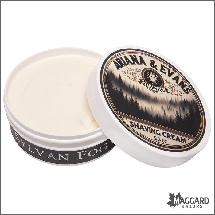 Ariana and Evans Sylvan Fog Artisan Shaving Cream, 5.3oz