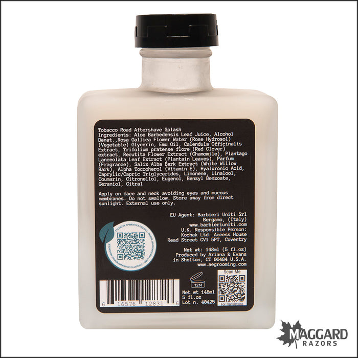 Ariana and Evans Tobacco Road Ultima Aftershave Splash, 5oz