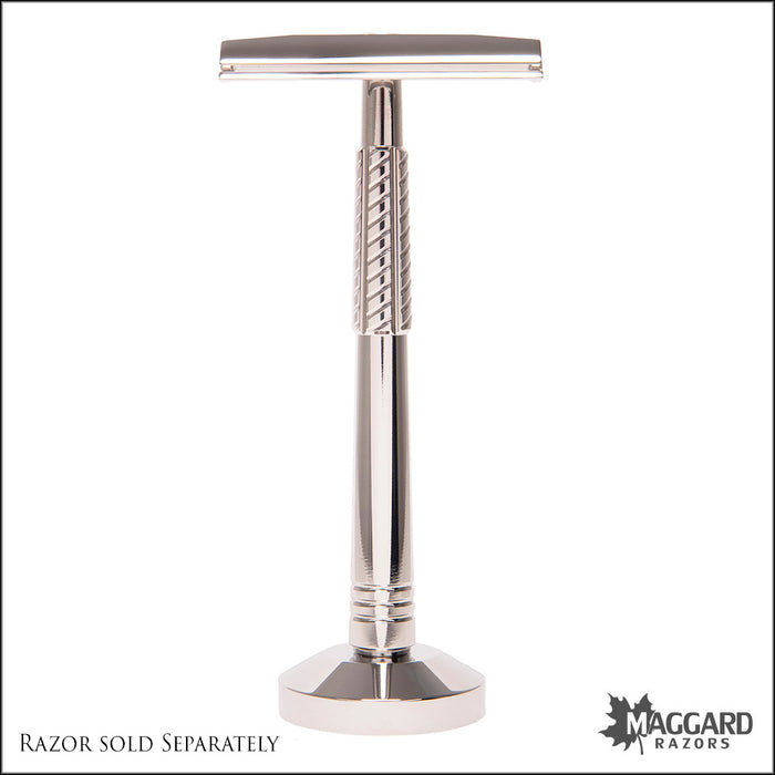 Aylsworth Razors Stand for The Atelier Single Edge Safety Razor, Silver