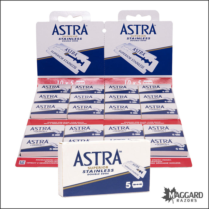 Astra Stainless Double Edge Razor Blades