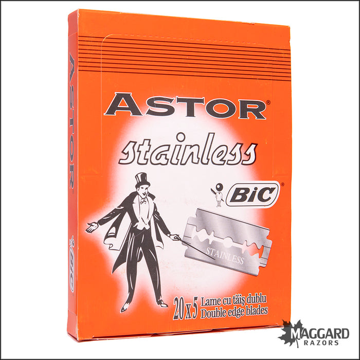 Bic Astor Stainless Steel Double Edge Razor Blades