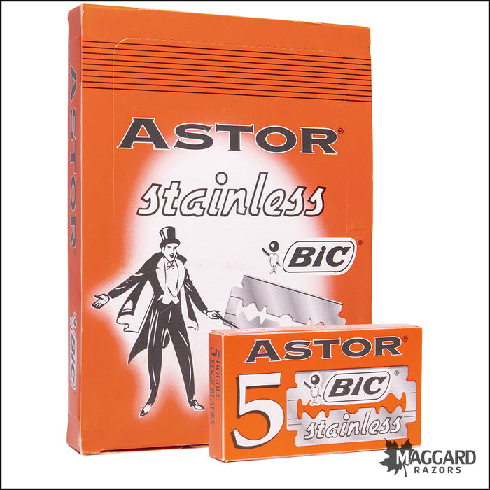 Bic Astor Stainless Steel Double Edge Razor Blades