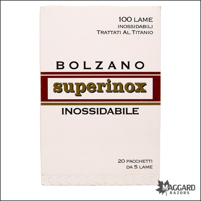 Bolzano Superinox Double Edge Razor Blades