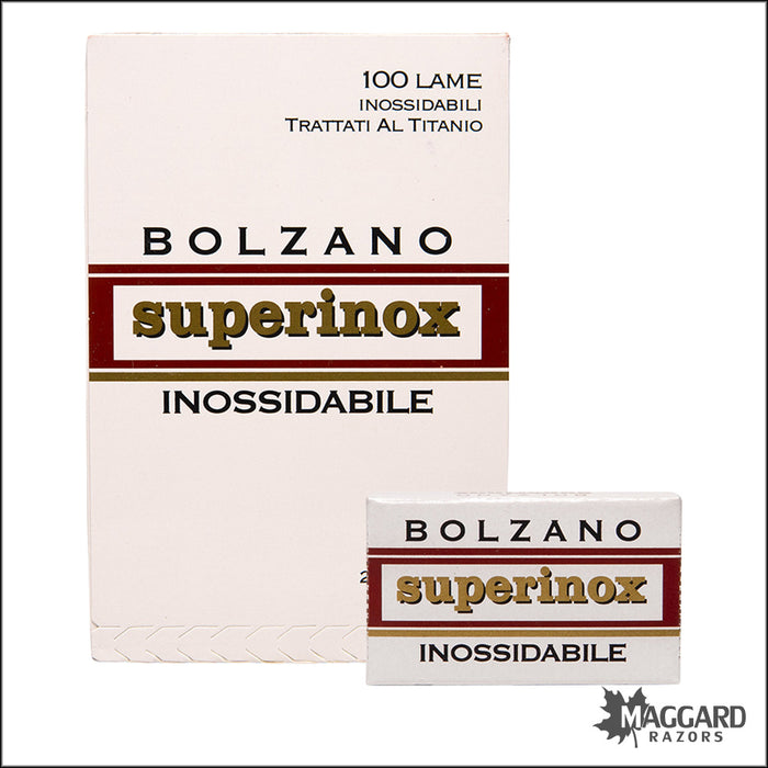 Bolzano Superinox Double Edge Razor Blades