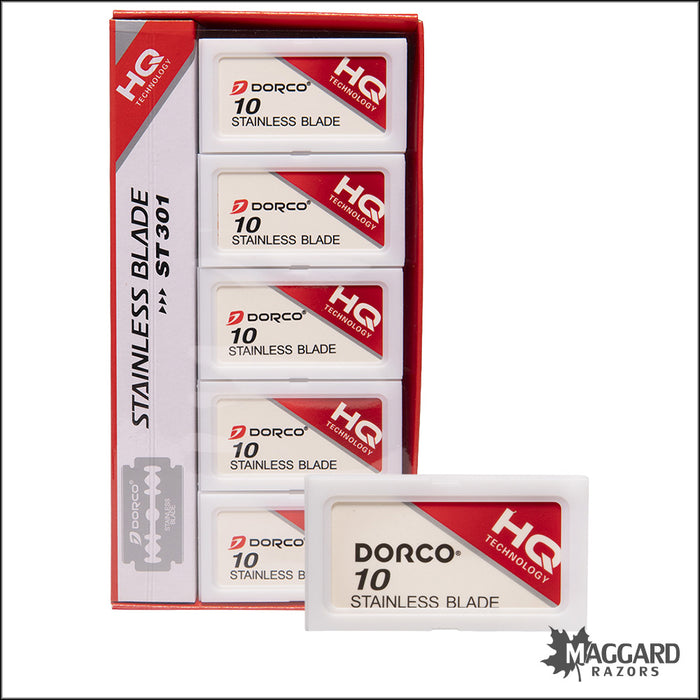 Dorco ST301 Stainless Steel Double Edge Blades