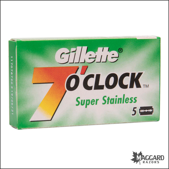 Gillette 7 O’Clock Super Stainless DE Safety Razor Blades