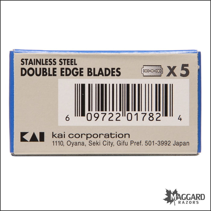 Kai Stainless Steel Double Edge Razor Blades