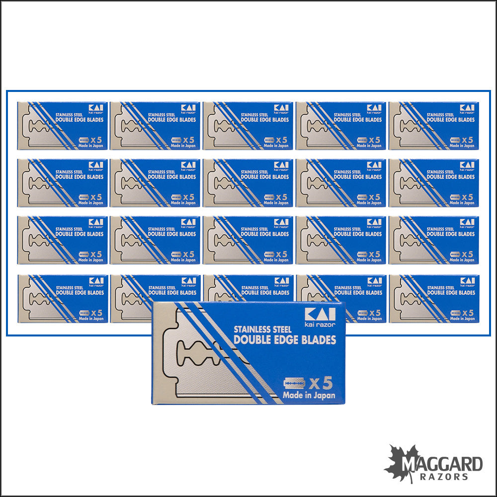 Kai Stainless Steel Double Edge Razor Blades — Maggard Razors