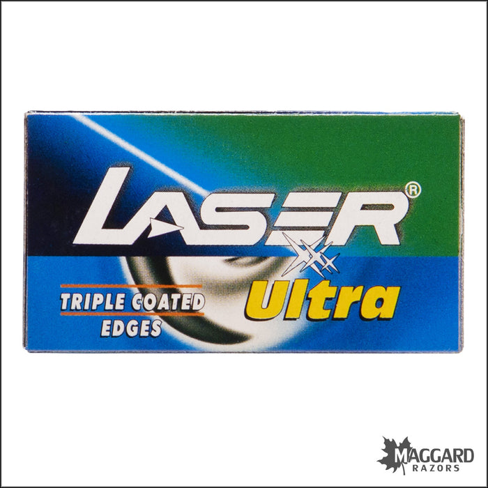 Laser Ultra Triple Coated Stainless Steel DE Safety Razor Blades