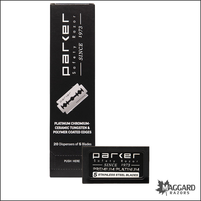 Parker Premium Platinum DE Safety Razor Blades