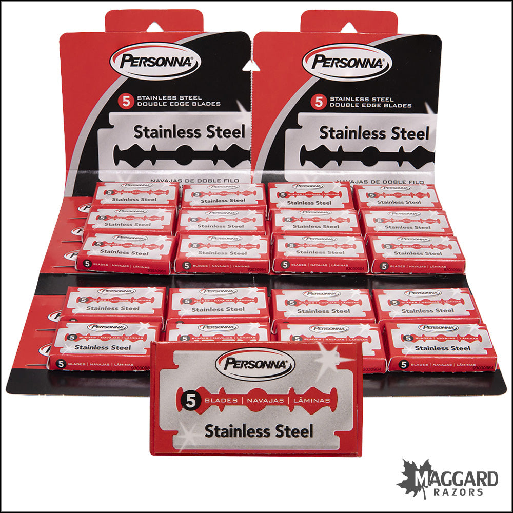 Personna Stainless Steel Double Edge Razor Blades — Maggard Razors