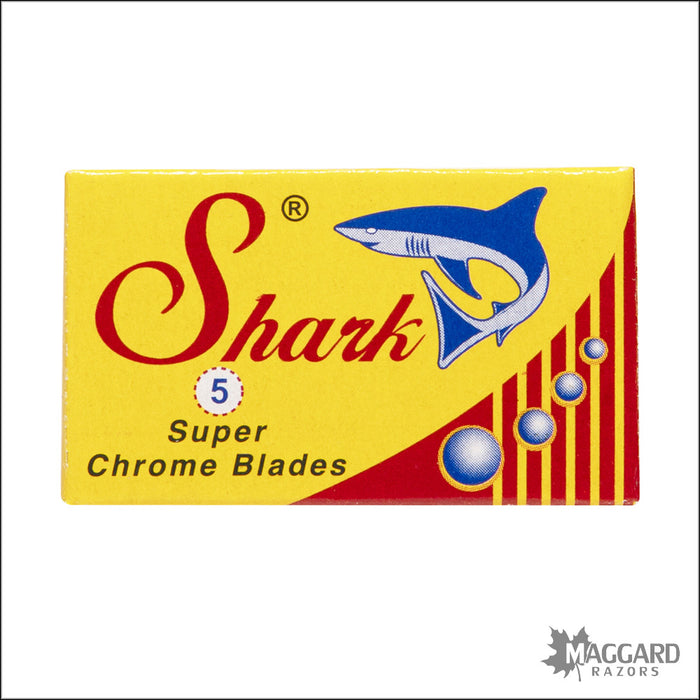 Shark Super Chrome Stainless DE Safety Razor Blades