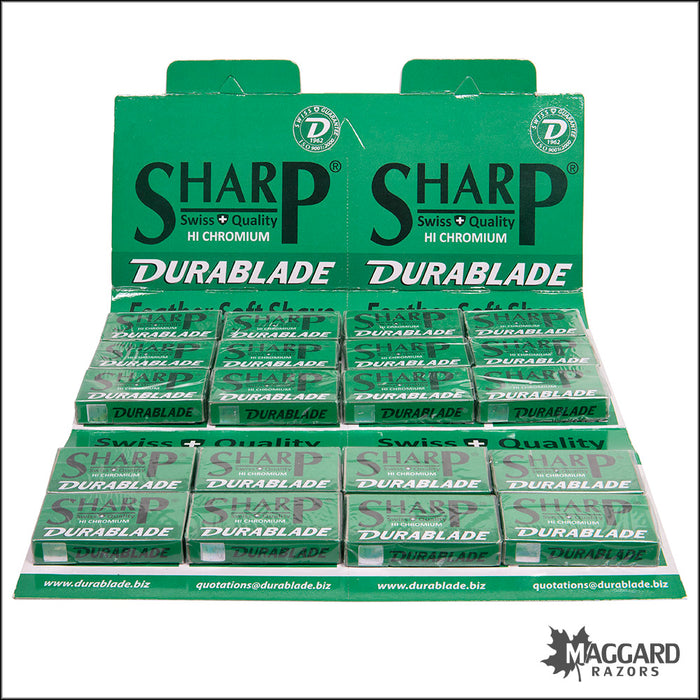 Thick Sharp Razorblade Sharp Durablade Stainless Double Edge Safety Razor Blades — Maggard Razors