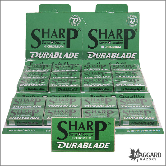Sharp Durablade Stainless Double Edge Safety Razor Blades