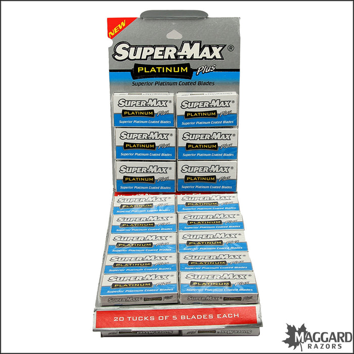 Super-Max Platinum Plus Double Edge Safety Razor Blades