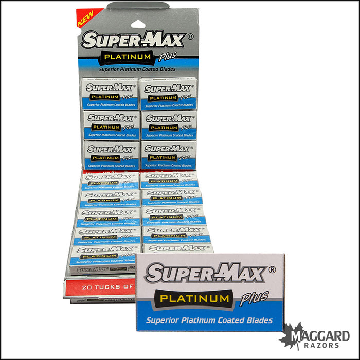 Super-Max Platinum Plus Double Edge Safety Razor Blades
