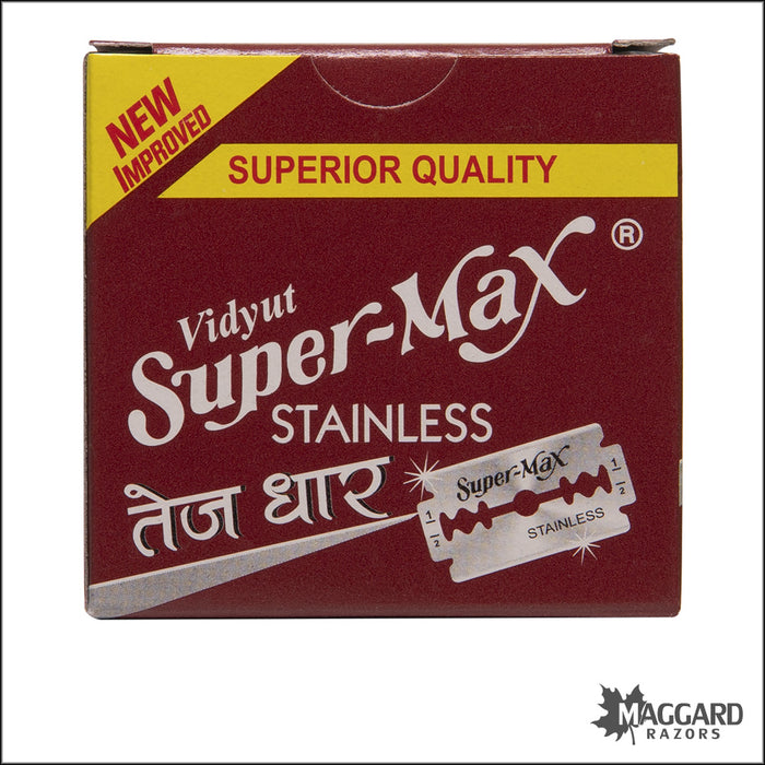 Super-Max Stainless Double Edge Safety Razor Blades