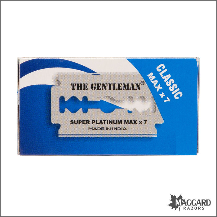 The Gentleman Super Platinum Stainless Steel Double Edge Safety Razor Blades