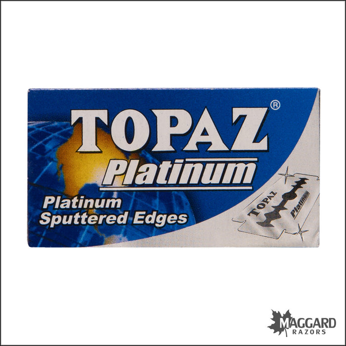 Topaz Platinum Double Edge Safety Razor Blades — Maggard Razors
