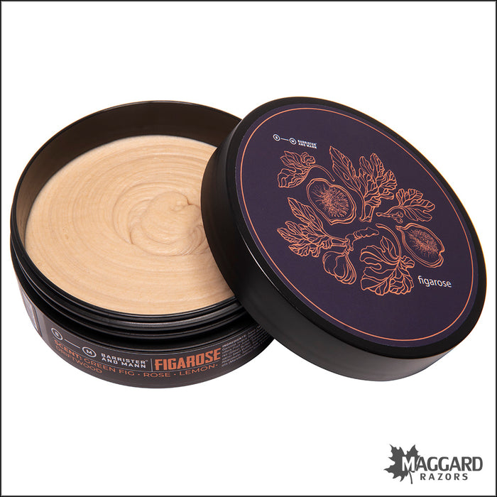 Barrister and Mann Figarose Shaving Soap, 4oz - Seasonal Release