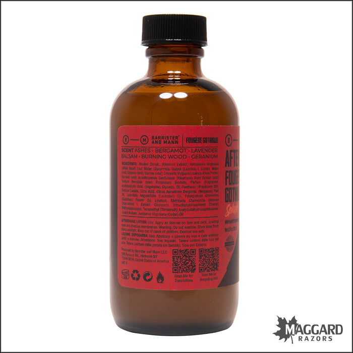 Barrister and Mann Fougère Gothique Aftershave Splash, 3.5oz