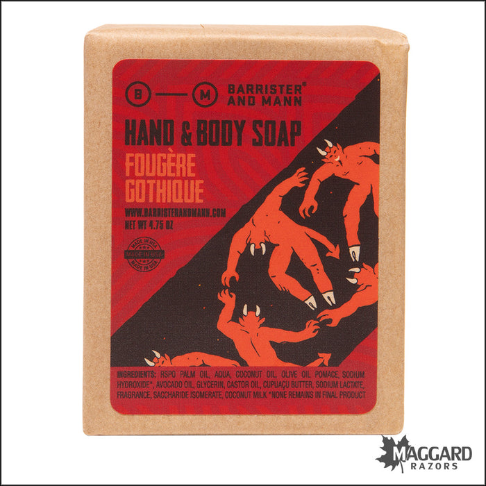 Barrister and Mann Fougère Gothique Hand and Body Soap, 4.75oz