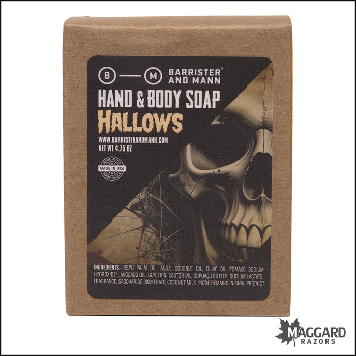 Barrister and Mann Hallows Hand and Body Soap, 4.75oz - Seasonal Release