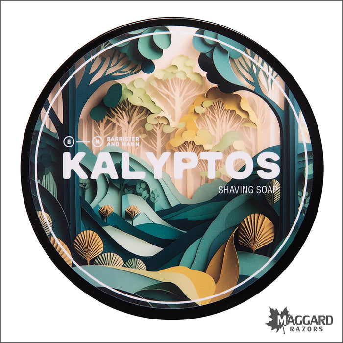 Barrister and Mann Kalyptos Artisan Shaving Soap, 4oz  - Seasonal Release