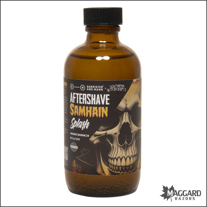 Barrister and Mann Samhain Aftershave Splash, 3.5oz - Seasonal Release