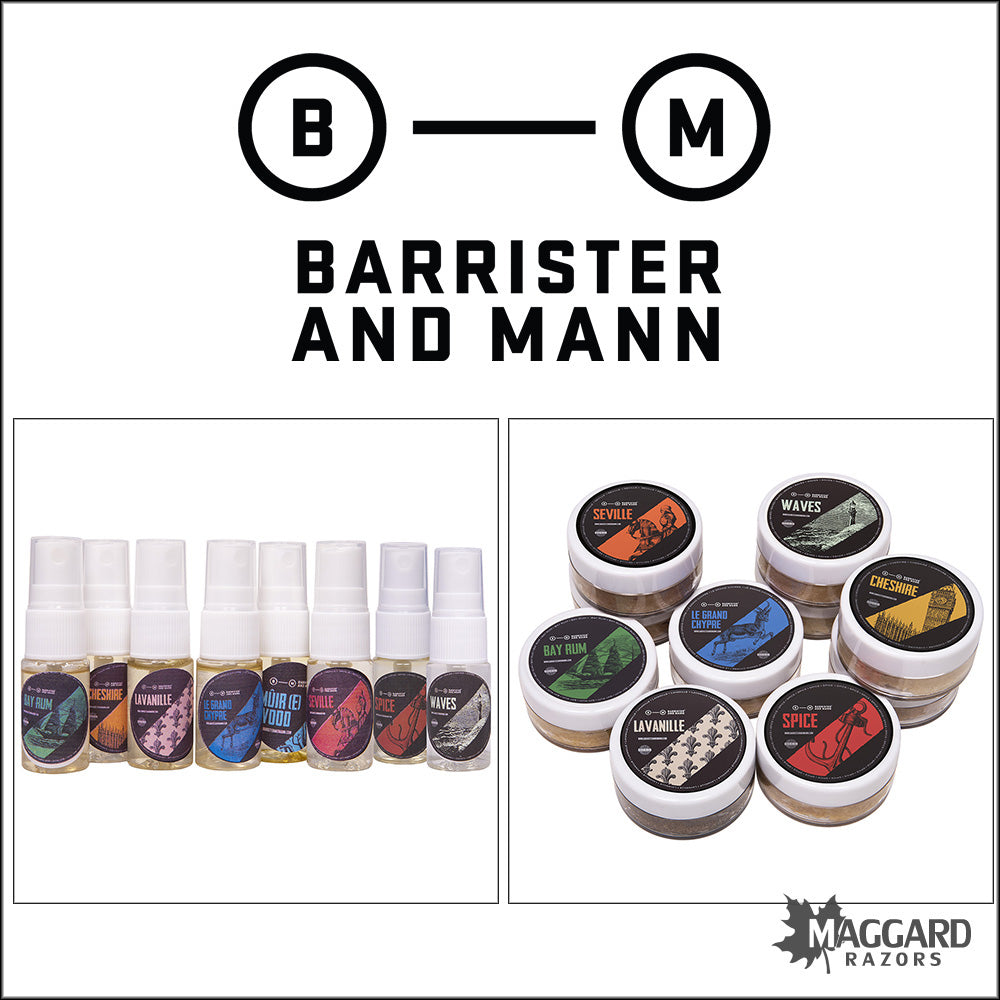 Barrister and Mann Shaving Soap and Aftershave Samples — Maggard