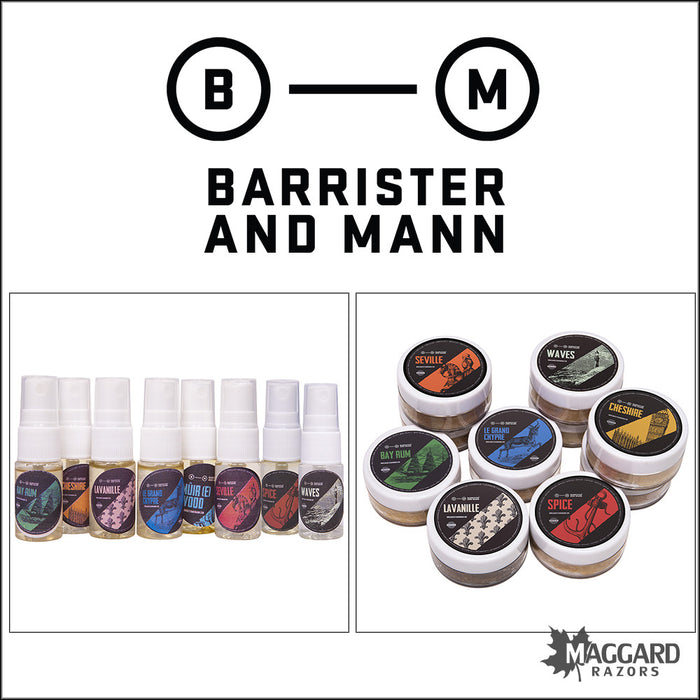 Barrister and Mann Artisan Shaving Soap and Aftershave Samples