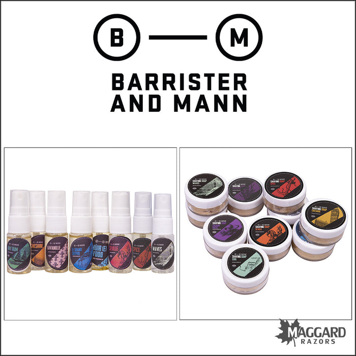 Barrister and Mann Artisan Shaving Soap and Aftershave Samples