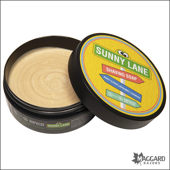 Barrister and Mann Sunny Lane Shaving Soap, 4oz - Seasonal Release