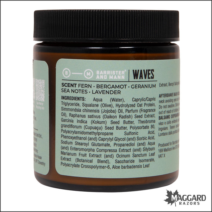 Barrister and Mann Waves Aftershave Balm, 3.75oz