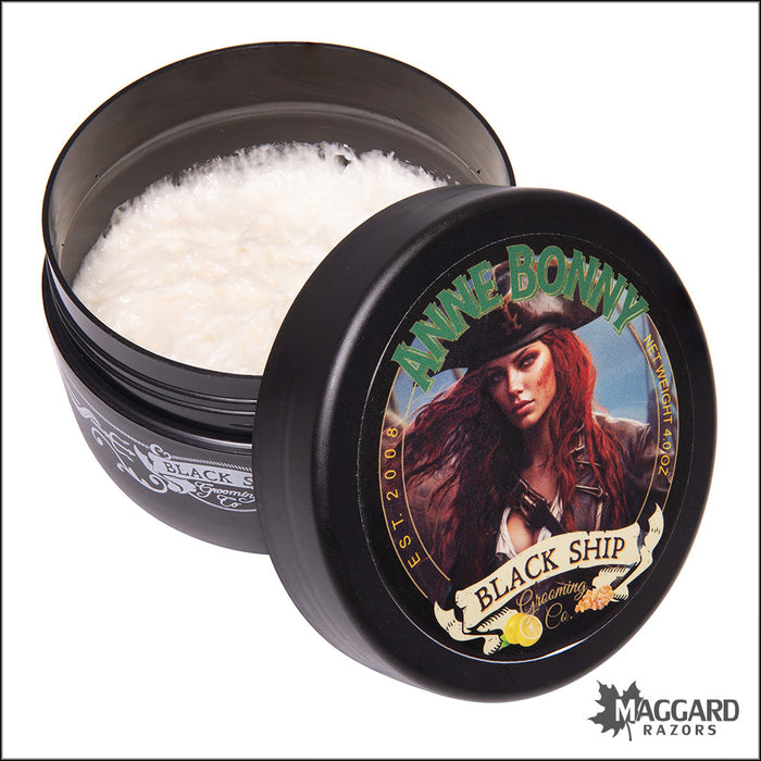 Black Ship Grooming Co. Anne Bonny Shaving Soap, 4oz