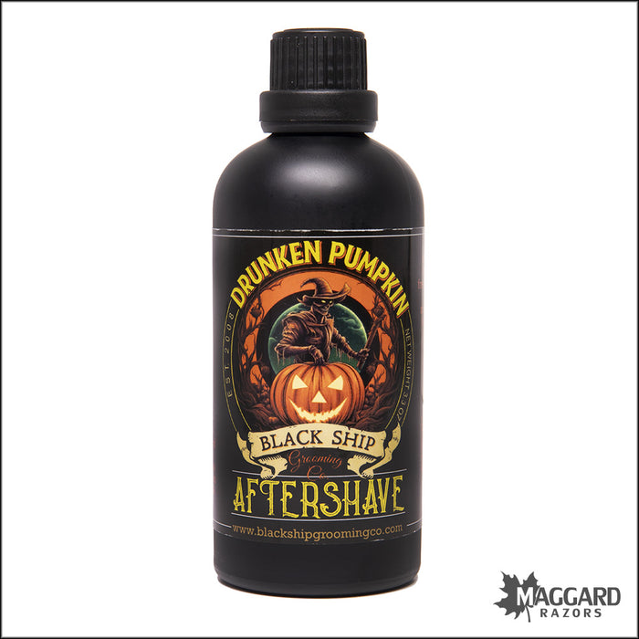 Black Ship Grooming Co. Drunken Pumpkin Aftershave Splash, 3.3oz - Limited Edition