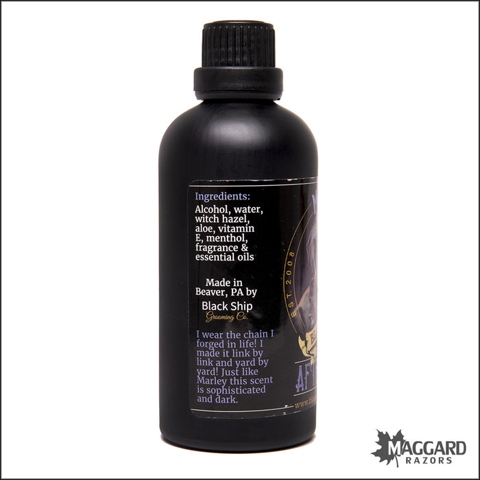 Black Ship Grooming Co. Marley Aftershave Splash, 3.3oz - Limited Edition