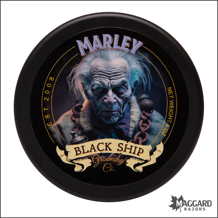 Black Ship Grooming Co. Marley Tallow Shaving Soap, 4oz - Limited Release