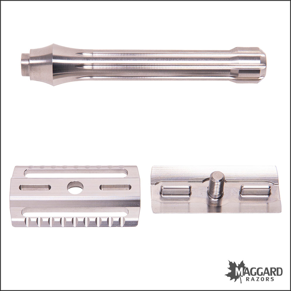 Steel Razor Weapon Blackland Razors Blackbird Stainless Steel Closed Comb DE Safety Razor ...