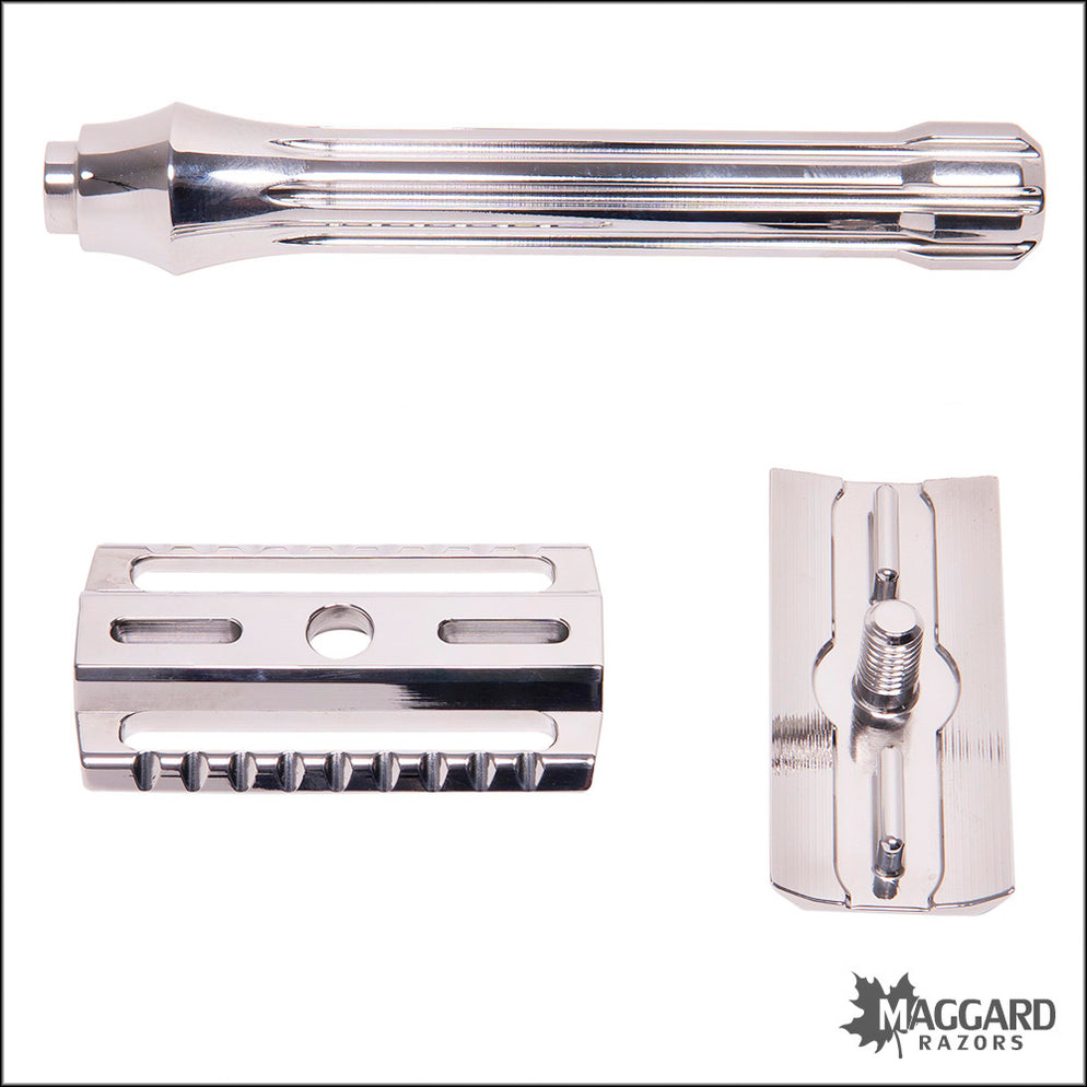 Steel Razor Weapon Blackland Razors Blackbird Stainless Steel Closed Comb DE Safety Razor ...