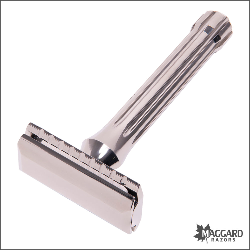 Blackland Razors Blackbird Titanium Closed Comb DE Safety Razor with 8 ...