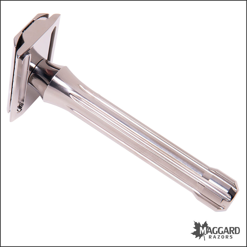 Titanium Handle Razor Blackland Razors Blackbird Titanium Closed Comb DE Safety Razor with 8 ...