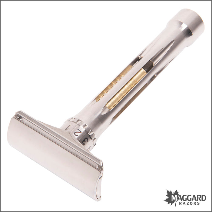 Comb Safety Razor Blackland Razors Osprey Titanium Closed Comb DE Safety Razor with 85mm ...
