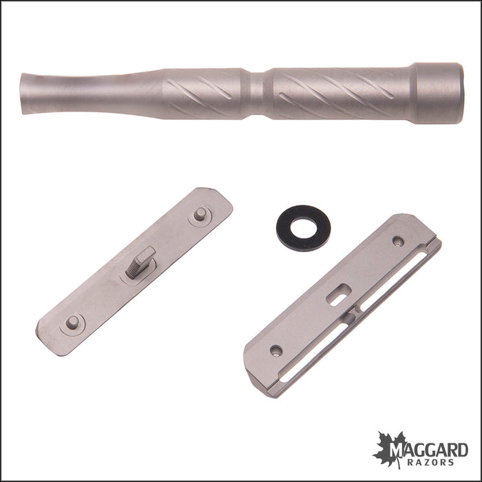 Blackland Razors Vector Titanium Closed Comb Single Edge Safety Razor ...