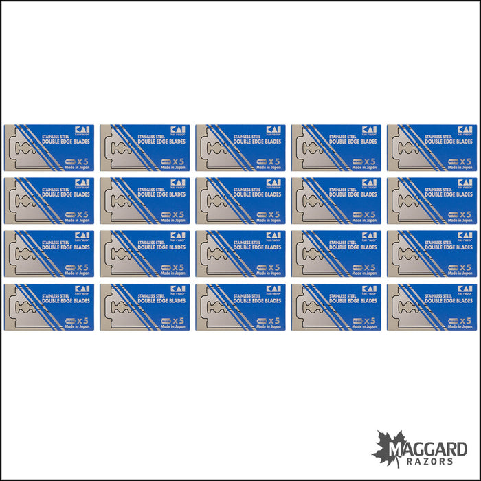 Kai Stainless Steel Double Edge Razor Blades